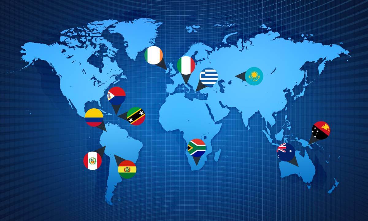 World Map - Team Locations